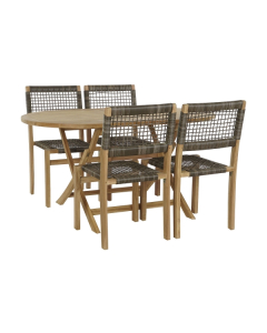 4 Tooliga Laua Komplekt DKD Home Decor 90 cm 150 x 90 x 75 cm
