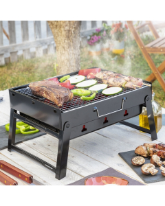 Kokkupandav kaasaskantav grill kasutamiseks koos söega BearBQ InnovaGoods