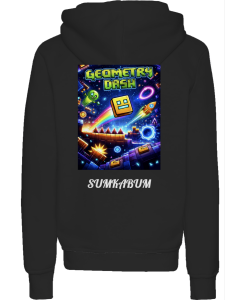 Laste kapuutsiga pusa Basic Kids Hoody - black, 146-152